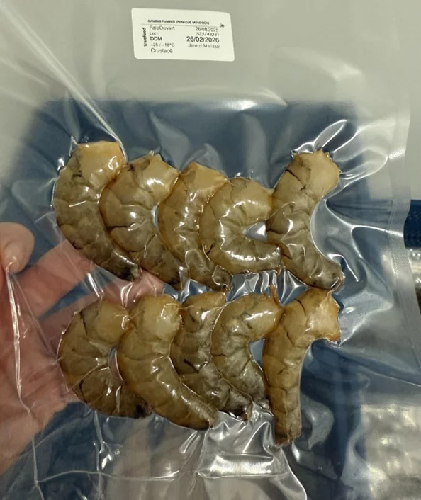 GAMBAS Fumées (Penaeus monodon)