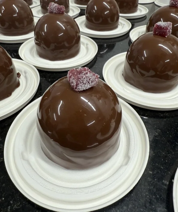 Dôme choco-framboise